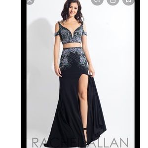 Rachel Allan two piece Prom dress